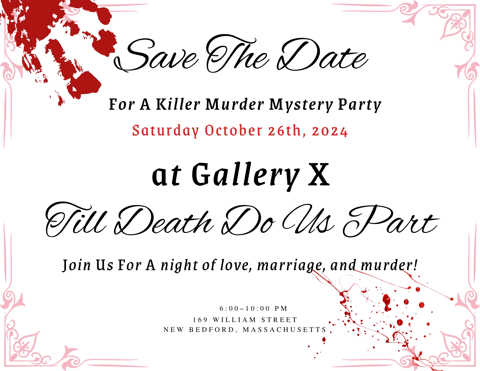 Till Death: A Murder Mystery Fundraiser